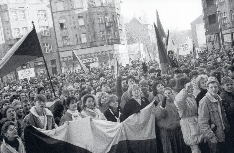 Krnov - generální stávka 27. 11. 1989